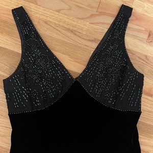 Classy Black Nine West Beaded Dress Sz 8